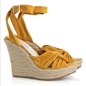 Jimmy Choo Pedro Suede Wedge size 39